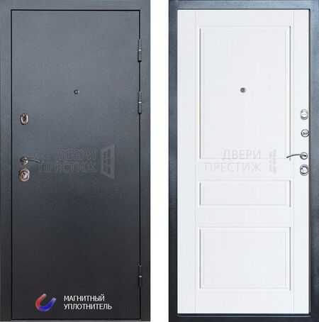 Входная дверь Termo-door Техно графит Классика в цвете лиственница