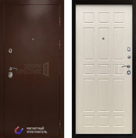 Входная дверь Termo-door Техно медь Спарта в цвете лиственница