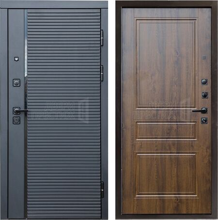 Входная дверь Termo-door Black Line Классика в цвете Дуб