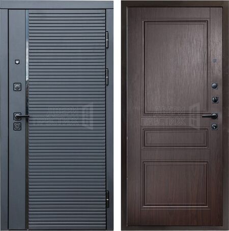 Входная дверь Termo-door Black Line Классика в цвете Венге