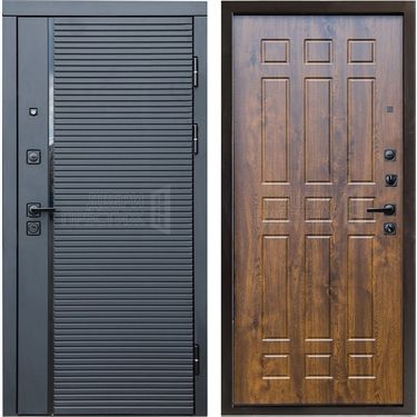 Дверь Termo-door Black Line Спарта в цвете Дуб