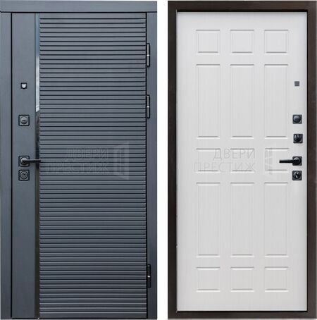 Входная дверь Termo-door Black Line Спарта в цвете Лиственница