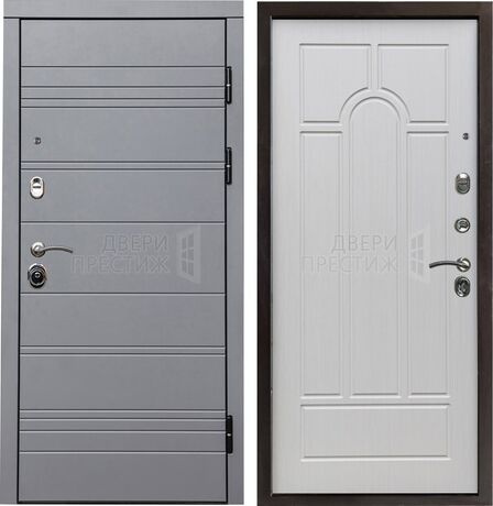 Входная дверь Termo-door Grey Line Арка в цвете Лиственница