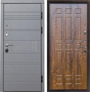 Входная дверь Termo-door Grey Line Спарта в цвете Дуб