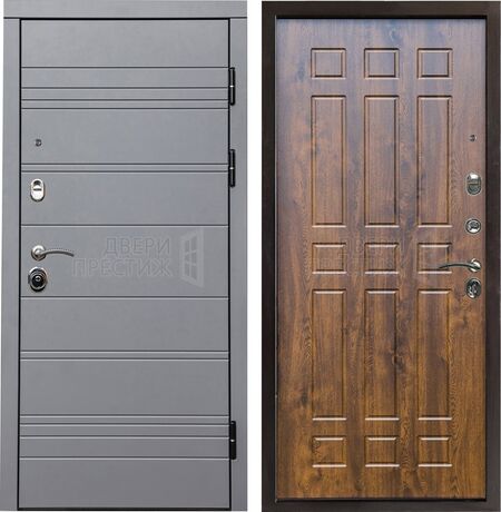 Входная дверь Termo-door Grey Line Спарта в цвете Дуб