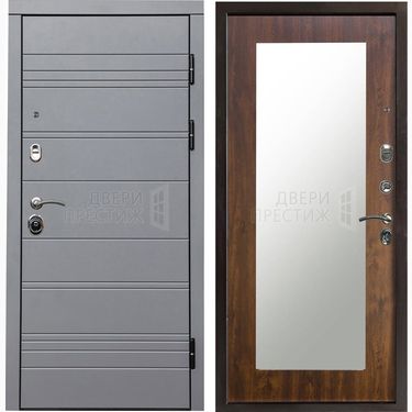 Дверь Termo-door Grey Line Зеркало триумф в цвете Дуб