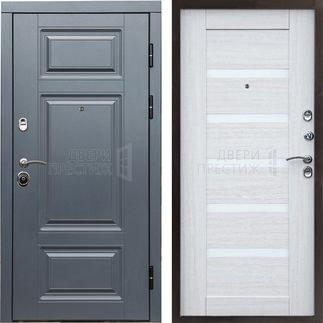 Входная дверь Termo-door Премиум Grey Царга в цвете Лиственница
