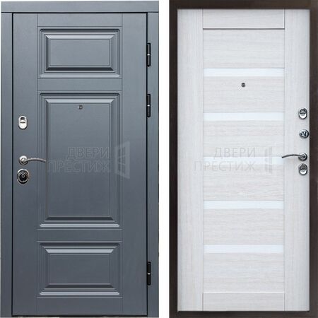 Входная дверь Termo-door Премиум Grey Царга в цвете Лиственница