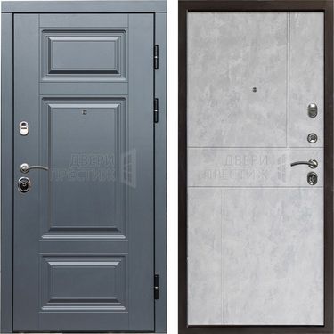 Дверь Termo-door Премиум Grey Горизонт в цвете Бетон светлый