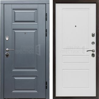 Входная дверь Termo-door Премиум Grey Классика в цвете Лиственница