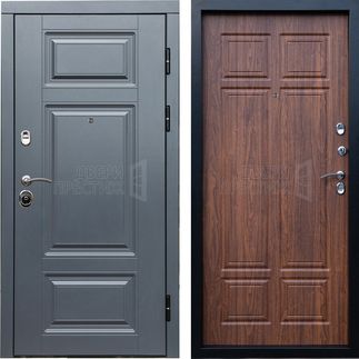 Входная дверь Termo-door Премиум Grey в цвете Орех премиум