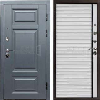 Входная дверь Termo-door Премиум Grey porte white