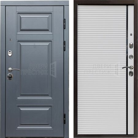Входная дверь Termo-door Премиум Grey porte white