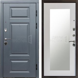 Входная дверь Termo-door Премиум Grey Зеркало триумф в цвете Лиственница