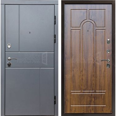 Дверь Termo-door Вертикаль Grey Арка в цвете Дуб