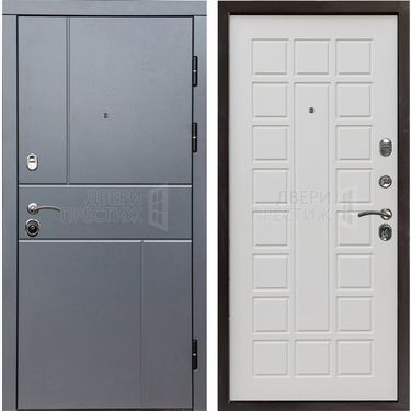 Дверь Termo-door Вертикаль Grey Престиж в цвете Бежевый матовый
