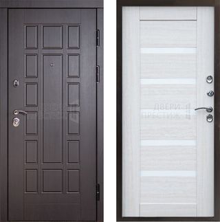 Входная дверь Termo-door Виргиния венге Царга в цвете лиственница