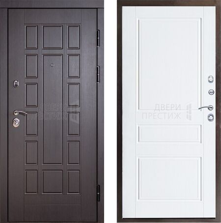 Входная дверь Termo-door Виргиния венге Классика в цвете лиственница