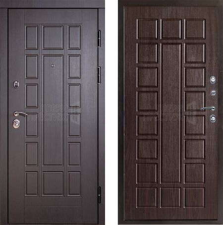 Входная дверь Termo-door Виргиния венге Престиж в цвете венге