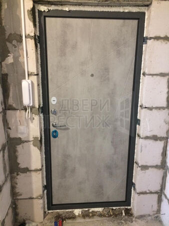 Дверь АСД Дуэт Б в цвете бетон светлый - фото внутри