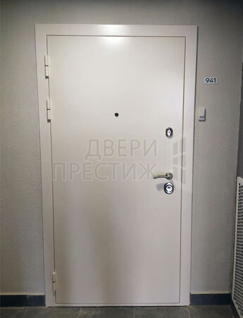 Дверь ReX 5А Белая шагрень ФЛ-243 Беленый дуб - снаружи