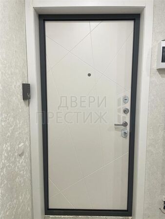 Дверь АСД Дуэт Б в цвете Белый матовый - фото внутри