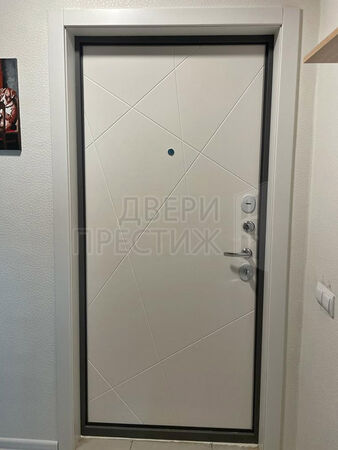 Дверь АСД Дуэт Б в цвете Белый матовый - фото внутри 3
