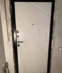 Дверь Termo-door Лучи бетон Лучи в цвете белый - фото внутри