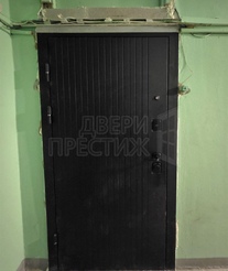 Дверь Termo-door Твист black Зеркало фацет черный кварц - фото снаружи