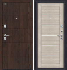 Дверь Браво Porta S 4.П22 (Прайм) Almon 28 и Cappuccino Veralinga