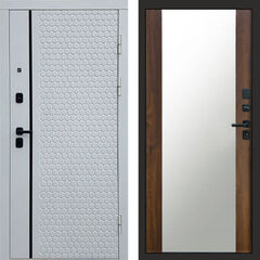 Дверь Termo-door Simple white Зеркало дуб