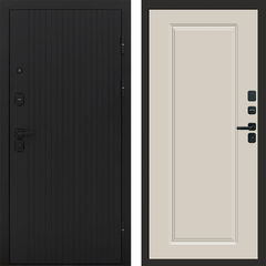 Дверь Termo-door Твист black Гранд слоновая кость