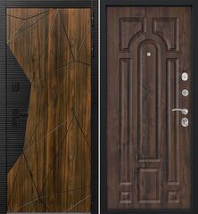 Дверь Command Doors Shellwood 17.02 Темный Дуб
