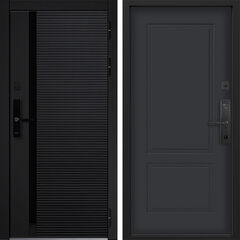 Дверь Command Doors Cyber Horizon 05 Графит Серый