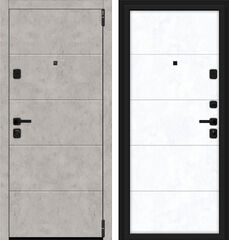 Дверь Браво Porta M 4.4 Grey Art и Snow Art