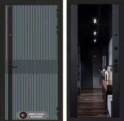 Дверь Лабиринт Иссида с Зеркалом тонированным Максимум - Черный кварц