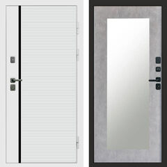 Дверь Termo-door White Line Зеркало триумф бетон светлый