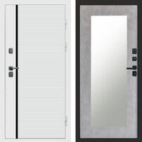 Дверь Termo-door White Line Зеркало триумф бетон светлый