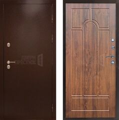 Дверь Termo-door Сибирь Антик медный Арка в цвете дуб с терморазрывом