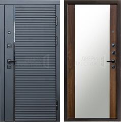 Дверь Termo-door Black Line Зеркало в цвете Дуб