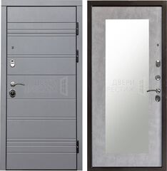 Дверь Termo-door Grey Line Зеркало триумф в цвете Бетон светлый