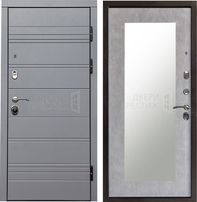 Дверь Termo-door Grey Line Зеркало триумф в цвете Бетон светлый