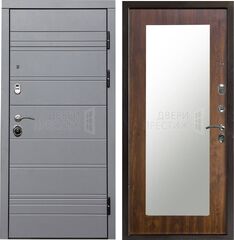 Дверь Termo-door Grey Line Зеркало триумф в цвете Дуб