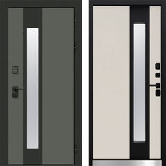 Дверь Termo-door Арктика Графит Слоновая кость