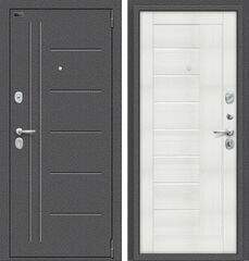 Дверь Браво Porta S 109.П29 Антик Серебро и Bianco Veralinga