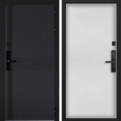 Дверь Command Doors Cyber matrix grey 00 Белый матовый