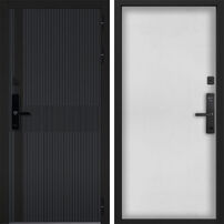 Дверь Command Doors Cyber matrix grey 00 Белый матовый