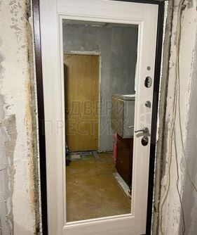 Дверь Йошкар-Ола Альт Зеркало Белый матовый - фото внутри.jpg