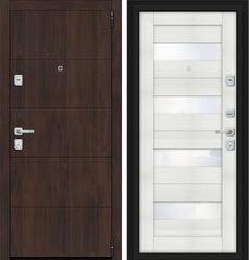Дверь Браво Porta M 4.П23 Almon 28 и Bianco Veralinga