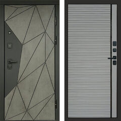 Дверь Termo-door Геометрия Бетон porte grey софт